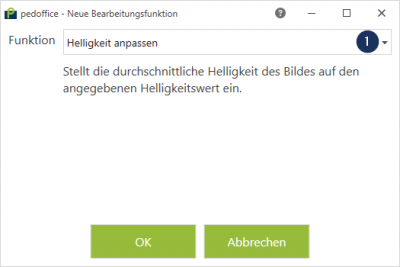 Neu Bearbeitungsfunktionen